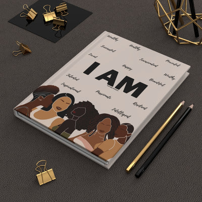 I AM Affirmation - Matte Journal -NUDE